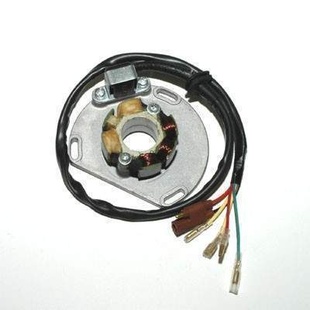 ELECTROSPORT Stator (vinutí) alternátoru KTM (50W) (s deskou a impulzátorem) SX/EXC 125 98-05, SX/EXC 250 97-05, EXC 300/360/380 98-05 s kabelem na světla