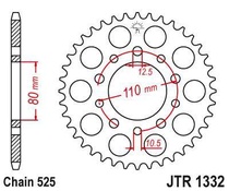 JT JTR1332.47 Zadní kolečko (rozeta), 47 zubů, 525 HONDA VT 600 88-07, CBR 400