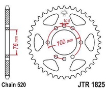 JT JTR1825.41 Zadní kolečko (rozeta), 41 zubů, 520