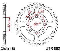 JT JTR802.40 Zadní kolečko (rozeta), 40 zubů, 428