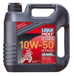 LIQUI MOLY Motorbike 4T Synth 10W50 Offroad Race - plně syntetický motorový olej 4 l