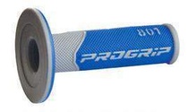 PROGRIP gripy PG801 OFF ROAD (22+25mm, délka 115mm) barva šedá/modrá (dvoudílné) (801-291) (PG801/9)