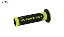 PROGRIP gumové gripy rukojetí PG732 ROAD (22+25mm, délka 125mm) barva žlutá fluo/černá (dvoudílné) (732-299)