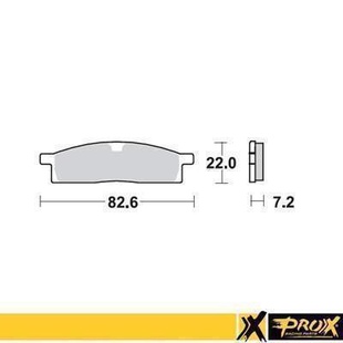 PROX brzdové destičky KH119 YAMAHA YZ 80/85 93-19, YZ 65 19-20, TTR 125 00-18 přední