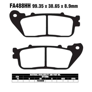 EBC FA488 HH sintrované brzdové destičky pro motorku