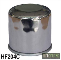 Olejový filtr Hiflo HF204C stříbrný filtr pro TRIUMPH STREET TRIPLE R 675 rok výroby 2012
