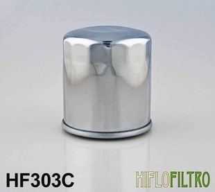 Olejový filtr Hiflo HF303C stříbrný filtr pro motorku pro KAWASAKI Z 750 R ABS rok výroby 2013