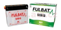 Motobaterie Fulbat 12V, 51913, 19Ah, 210A, konvenční 186x81x170, (včetně balení elektrolytu) pro BUELL M2 1200 CYCLONE rok výroby 1999