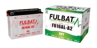 Motobaterie Fulbat 12V, FB16AL-A2, 16Ah, 175A, konvenční 207x71,5x164 (včetně balení elektrolytu) pro HONDA GL 1800 GOLD WING rok výroby 2006