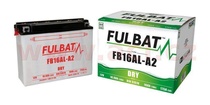 Motobaterie Fulbat 12V, FB16AL-A2, 16Ah, 175A, konvenční 207x71,5x164 (včetně balení elektrolytu) pro YAMAHA XJR 1300 rok výroby 2011
