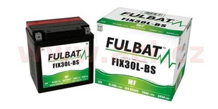 Motobaterie Fulbat 12V, FIX30L-BS, 30Ah, 385A, bezúdržbová MF AGM 166x126x175, (včetně balení elektrolytu) pro YAMAHA XVS 1300 CUSTOM rok výroby 2014