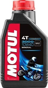 MOTUL 3000 4T 10W40 1 litr, olej pro motorky pro SUZUKI DR 650 SE rok výroby 2013