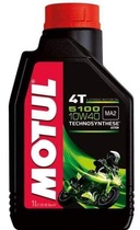 MOTUL 5100 ESTER 4T 10W40 1 litr, olej pro motorky pro HONDA CBF 125 rok výroby 2011