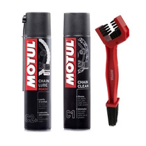 MOTUL sada mazání a čištění řetězu Motul MC Care (C2+, C1, kartáč)