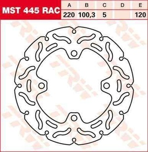 TRW MST445RAC brzdový kotouč, zadní